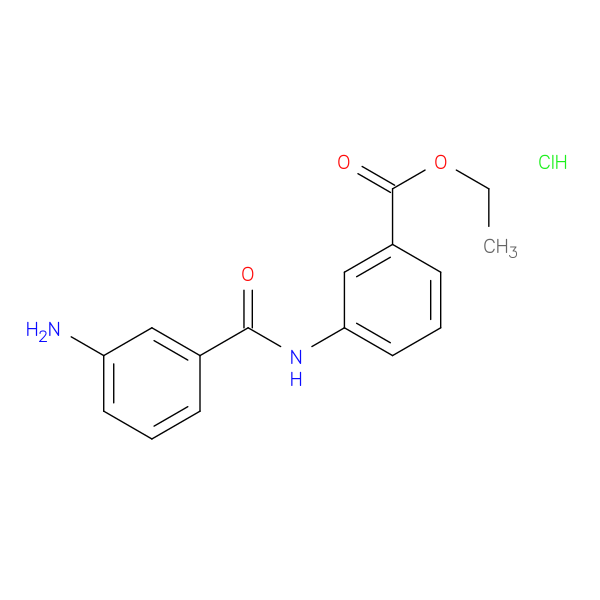 ethyl 3-(3-aminobenzamido)benzoate hydrochloride
