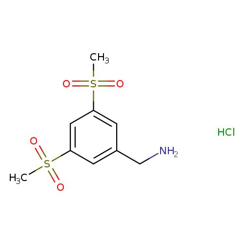 (3,5-Bis(methylsulfonyl)phenyl)methanamine hydrochloride