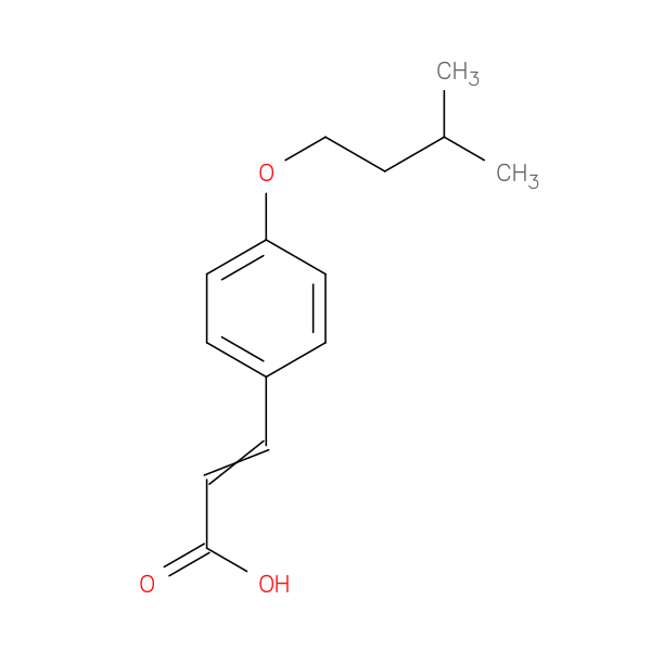 (2E)-3-[4-(3-Methylbutoxy)phenyl]acrylic acid