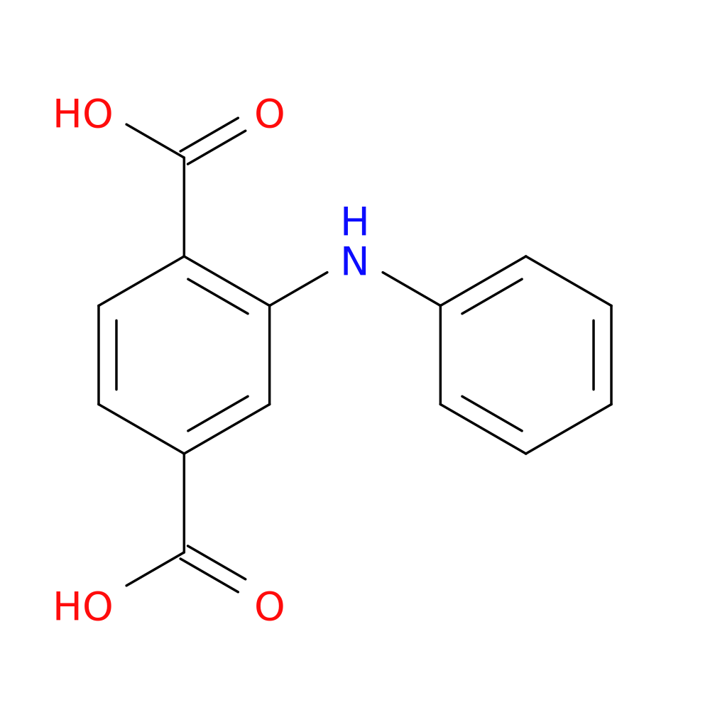 2-(Phenylamino)terephthalic acid