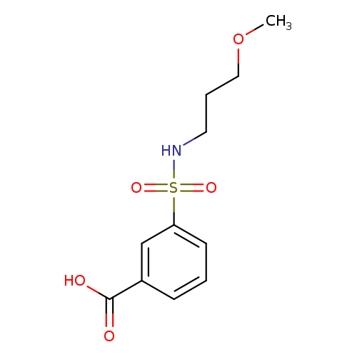 3-[(3-Methoxypropyl)sulfamoyl]benzoic acid