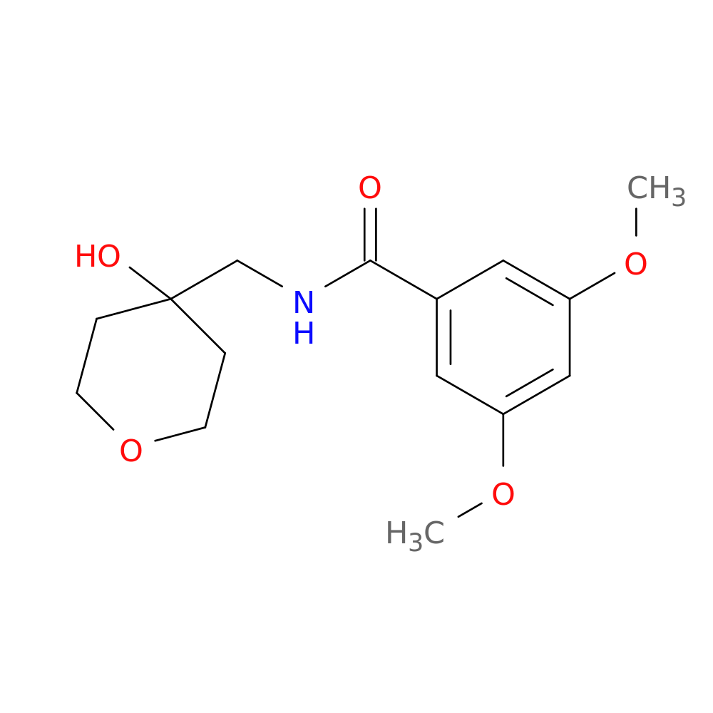N-[(4-hydroxyoxan-4-yl)methyl]-3,5-dimethoxybenzamide