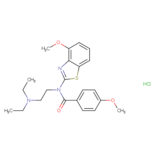 N-[2-(diethylamino)ethyl]-4-methoxy-N-(4-methoxy-1,3-benzothiazol-2-yl)benzamide hydrochloride