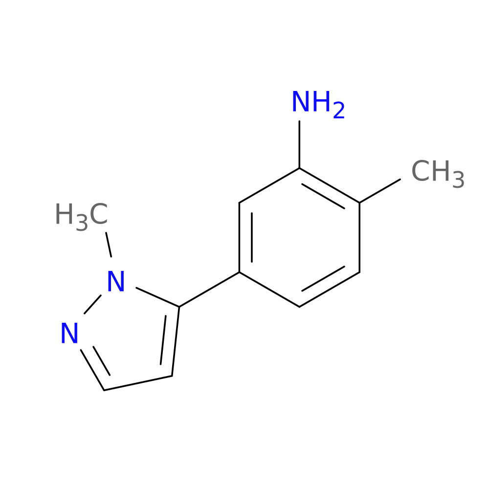2-Methyl-5-(1-methyl-1H-pyrazol-5-yl)aniline