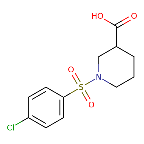 1-[(4-Chlorophenyl)sulfonyl]piperidine-3-carboxylic acid