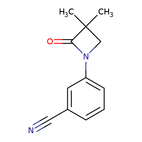 3-(3,3-Dimethyl-2-oxo-1-azetanyl)benzenecarbonitrile