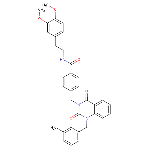 N-[2-(3,4-dimethoxyphenyl)ethyl]-4-({1-[(3-methylphenyl)methyl]-2,4-dioxo-1,2,3,4-tetrahydroquinazolin-3-yl}methyl)benzamide