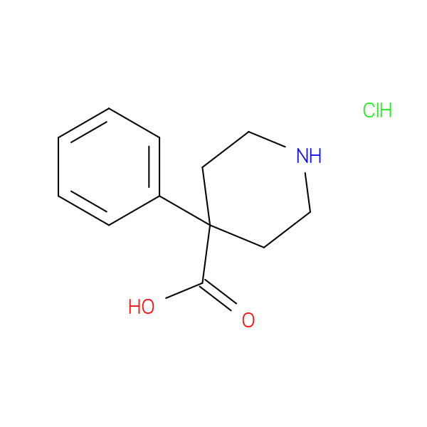 4-phenylpiperidine-4-carboxylic acid hydrochloride