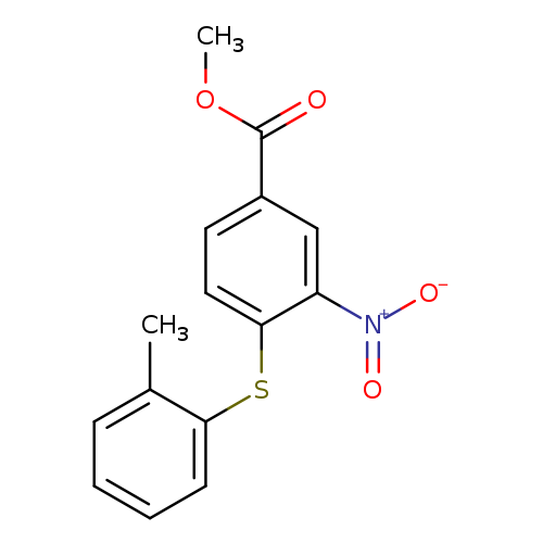 Methyl 4-[(2-methylphenyl)thio]-3-nitrobenzoate