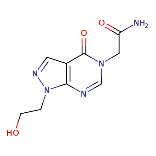 2-[1-(2-HYDROXYETHYL)-4-OXO-1,4-DIHYDRO-5H-PYRAZOLO[3,4-D]PYRIMIDIN-5-YL]+