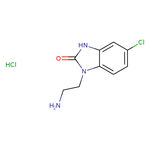 1-(2-aminoethyl)-5-chloro-2,3-dihydro-1H-1,3-benzodiazol-2-one hydrochloride