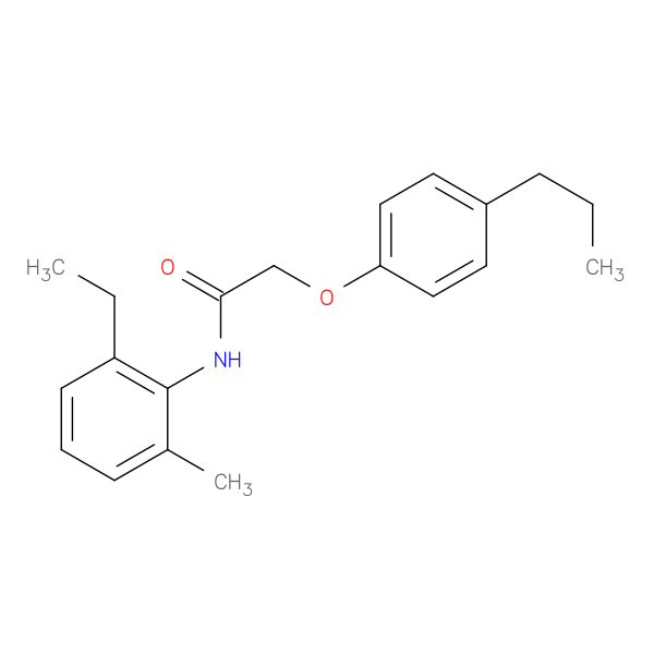 N-(2-ethyl-6-methylphenyl)-2-(4-propylphenoxy)acetamide