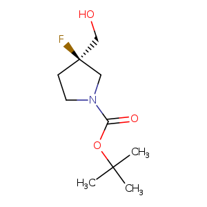 tert-butyl (3R)-3-fluoro-3-(hydroxymethyl)pyrrolidine-1-carboxylate