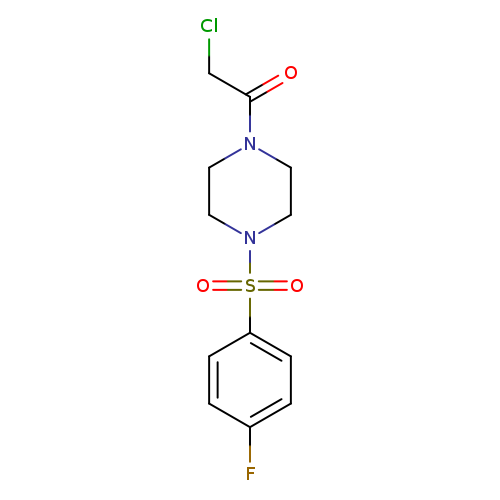 1-(Chloroacetyl)-4-[(4-fluorophenyl)sulfonyl]piperazine