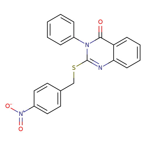 2-{[(4-nitrophenyl)methyl]sulfanyl}-3-phenyl-3,4-dihydroquinazolin-4-one