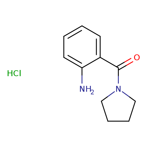 [2-(1-pyrrolidinylcarbonyl)phenyl]amine hydrochloride