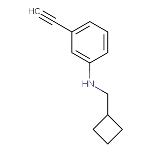 N-(cyclobutylmethyl)-3-ethynylaniline
