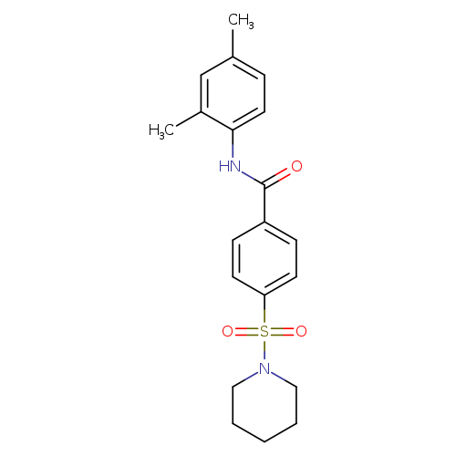 N-(2,4-dimethylphenyl)-4-(piperidine-1-sulfonyl)benzamide