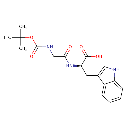 (2R)-2-(2-{[(tert-butoxy)carbonyl]amino}acetamido)-3-(1H-indol-3-yl)propanoicacid