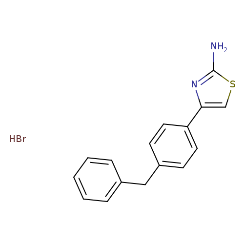 4-(4-Benzylphenyl)-1,3-thiazol-2-amine, HBr