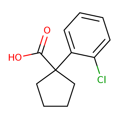 1-(2-chlorophenyl)cyclopentane-1-carboxylic acid