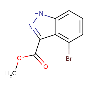 1H-Indazole-3-carboxylic acid, 4-bromo-, methyl ester