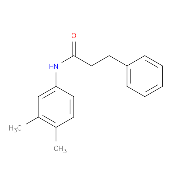 N-(3,4-dimethylphenyl)-3-phenylpropanamide