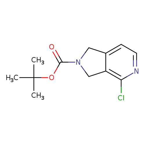 tert-butyl 4-chloro-1H,2H,3H-pyrrolo[3,4-c]pyridine-2-carboxylate