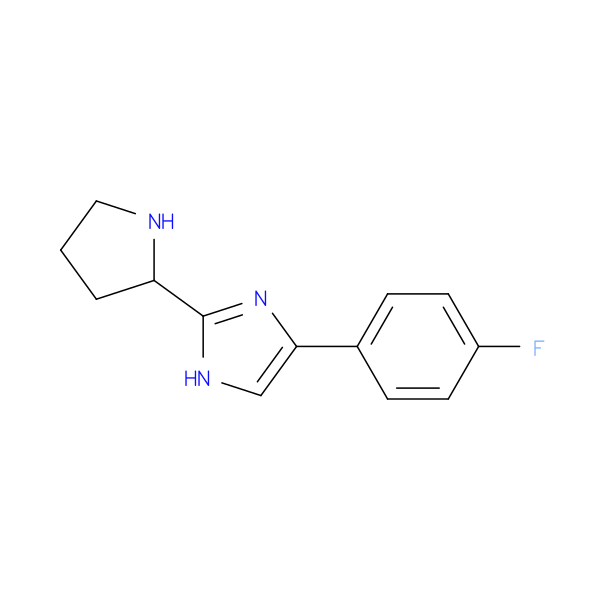 4-(4-fluorophenyl)-2-(pyrrolidin-2-yl)-1H-imidazole