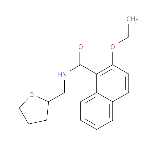 2-ethoxy-N-(tetrahydro-2-furanylmethyl)-1-naphthamide