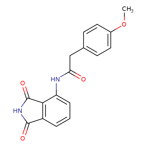 N-(1,3-dioxo-2,3-dihydro-1H-isoindol-4-yl)-2-(4-methoxyphenyl)acetamide
