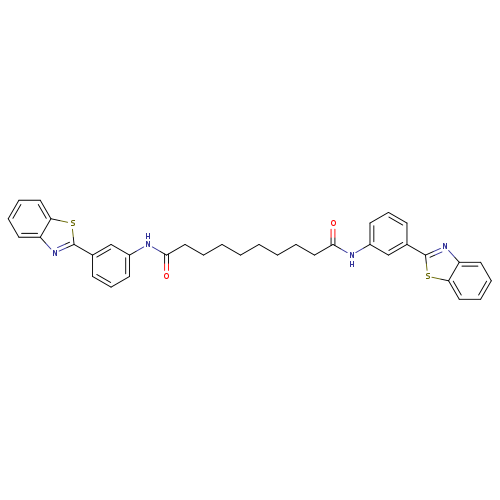 N,N'-bis[3-(1,3-benzothiazol-2-yl)phenyl]decanediamide