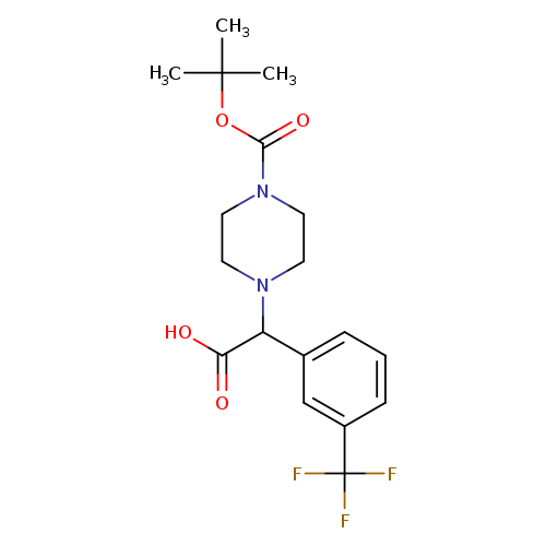 2-(4-Boc-piperazinyl)-2-(3-trifluoromethyl-phenyl)acetic acid
