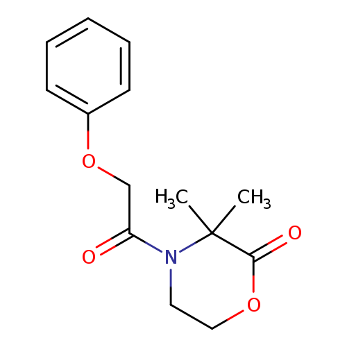3,3-dimethyl-4-(phenoxyacetyl)-2-morpholinone