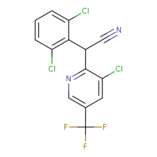 2-(3-Chloro-5-(trifluoromethyl)pyridin-2-yl)-2-(2,6-dichlorophenyl)acetonitrile