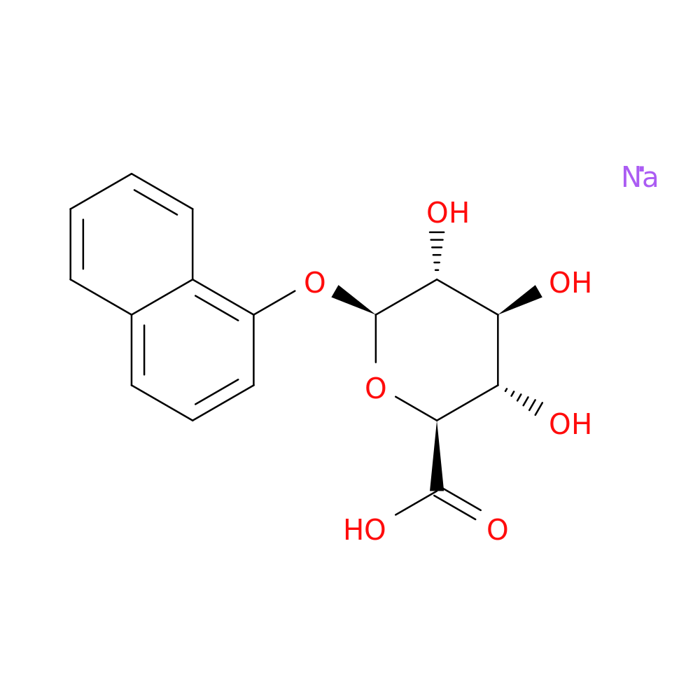 1-Naphthyl glucosiduronic acid sodium salt
