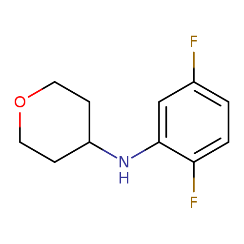 N-(2,5-difluorophenyl)oxan-4-amine