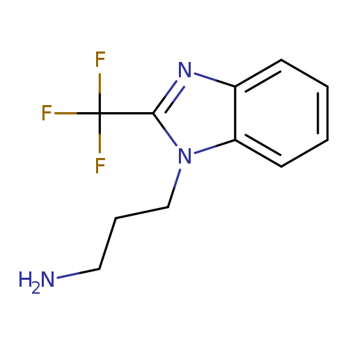 (3-[2-(TRIFLUOROMETHYL)-1H-BENZIMIDAZOL-1-YL]PROPYL)AMINE