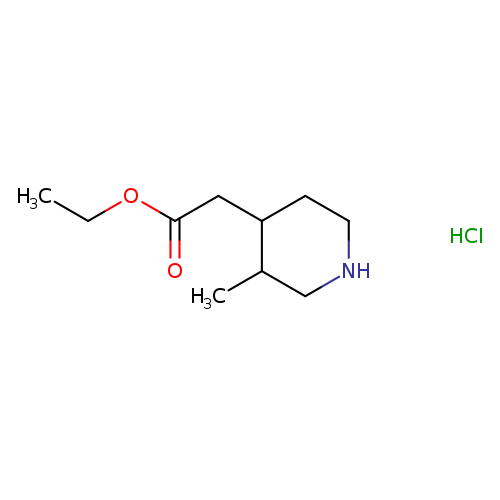 Ethyl 2-(3-methyl-4-piperidyl)acetate hydrochloride