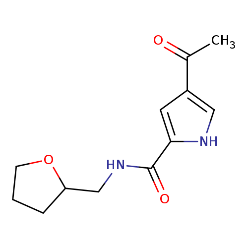 4-acetyl-N-[(oxolan-2-yl)methyl]-1H-pyrrole-2-carboxamide