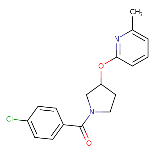 2-{[1-(4-chlorobenzoyl)pyrrolidin-3-yl]oxy}-6-methylpyridine
