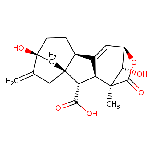 (4bβ)-1-Methyl-2β,3α,7-trihydroxy-8-methylenegibba-4-ene-1α,10β-dicarboxylic acid 1,3-lactone