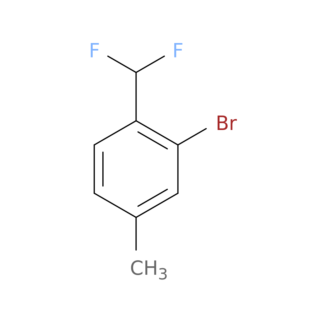 2-Bromo-1-(difluoromethyl)-4-methylbenzene