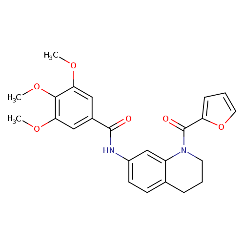 N-[1-(furan-2-carbonyl)-1,2,3,4-tetrahydroquinolin-7-yl]-3,4,5-trimethoxybenzamide