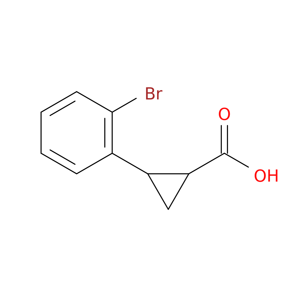 2-(2-Bromophenyl)cyclopropane-1-carboxylic acid