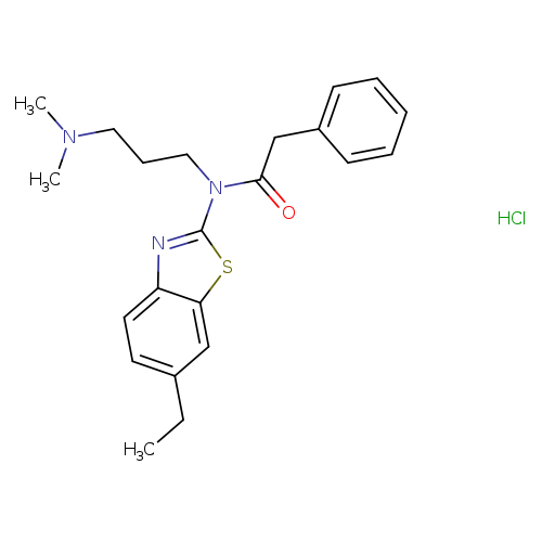 N-[3-(dimethylamino)propyl]-N-(6-ethyl-1,3-benzothiazol-2-yl)-2-phenylacetamide hydrochloride