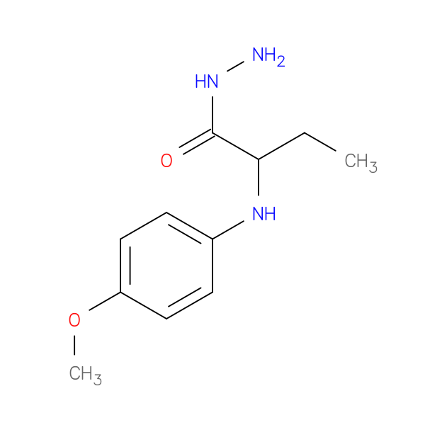 2-[(4-Methoxyphenyl)amino]butanohydrazide