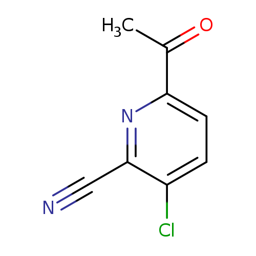 6-acetyl-3-chloropyridine-2-carbonitrile