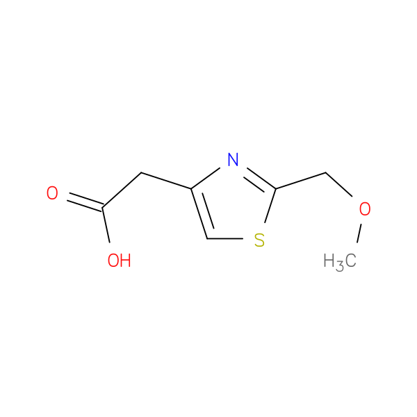 2-[2-(methoxymethyl)-1,3-thiazol-4-yl]acetic acid
