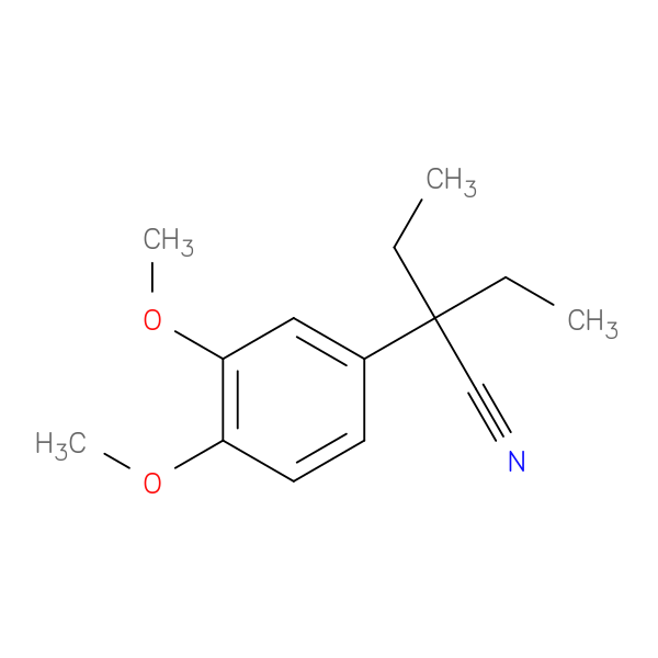2-(3,4-dimethoxyphenyl)-2-ethylbutanenitrile